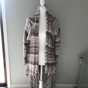 Woven cardigan